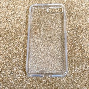 Clear iPhone 8 plus case.
